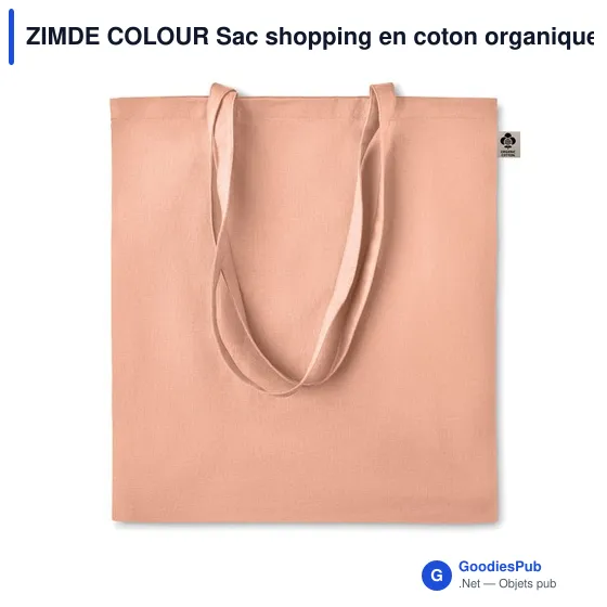 ZIMDE COLOUR Sac shopping en coton organique - Image 6