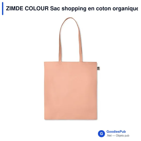 ZIMDE COLOUR Sac shopping en coton organique - Image 7