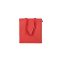 Variante rouge - ZIMDE COLOUR Sac shopping en coton organique