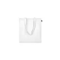 Variante blanc - ZIMDE COLOUR Sac shopping en coton organique