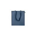 Variante bleu - ZIMDE COLOUR Sac shopping en coton organique