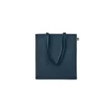 Variante bleu marine - ZIMDE COLOUR Sac shopping en coton organique