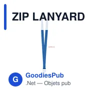 ZIP LANYARD Lanyard avec badge extensible - Miniature 1