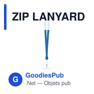 ZIP LANYARD Lanyard avec badge extensible - Miniature 2