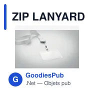 ZIP LANYARD Lanyard avec badge extensible - Miniature 6