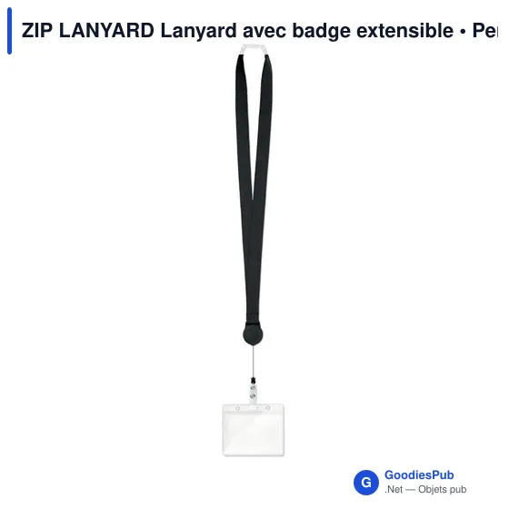 ZIP LANYARD Lanyard avec badge extensible - Image 8