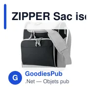 ZIPPER Sac isotherme avec poche - Miniature 1