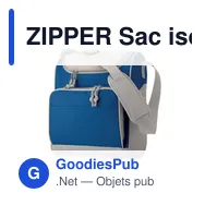 ZIPPER Sac isotherme avec poche - Miniature 3