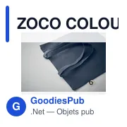ZOCO COLOUR Sac shopping en coton recyclé - Miniature 3