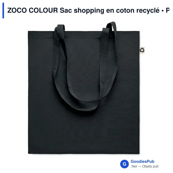 ZOCO COLOUR Sac shopping en coton recyclé - Image 4
