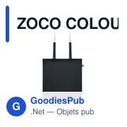 ZOCO COLOUR Sac shopping en coton recyclé - Miniature 5
