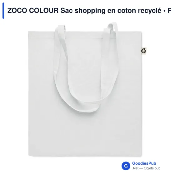 ZOCO COLOUR Sac shopping en coton recyclé - Image 6