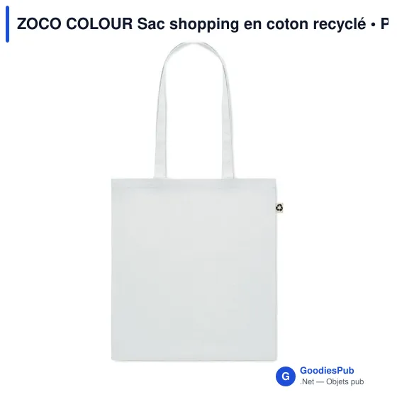 ZOCO COLOUR Sac shopping en coton recyclé - Image 7