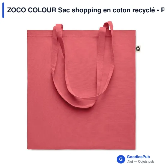 ZOCO COLOUR Sac shopping en coton recyclé - Image 8
