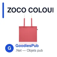 ZOCO COLOUR Sac shopping en coton recyclé - Miniature 9