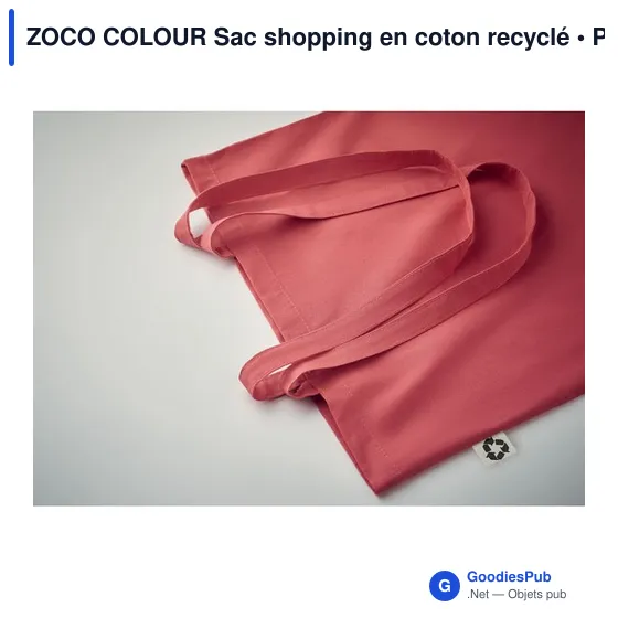 ZOCO COLOUR Sac shopping en coton recyclé - Image 10