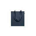 Variante bleu - ZOCO COLOUR Sac shopping en coton recyclé