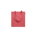 Variante rouge - ZOCO COLOUR Sac shopping en coton recyclé