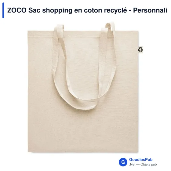 ZOCO Sac shopping en coton recyclé - Image 1