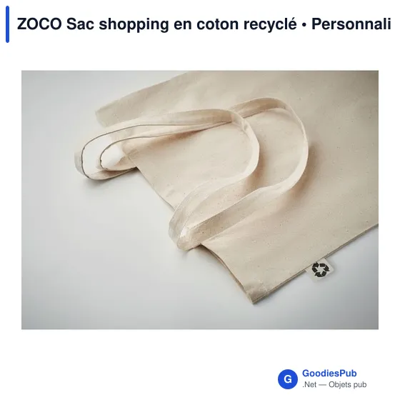 ZOCO Sac shopping en coton recyclé - Image 2