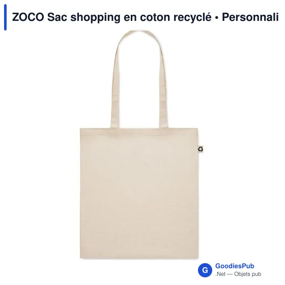 ZOCO Sac shopping en coton recyclé - Image 3