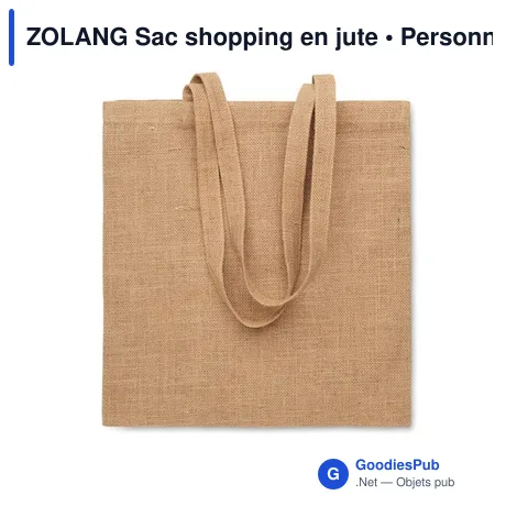 ZOLANG Sac shopping en jute