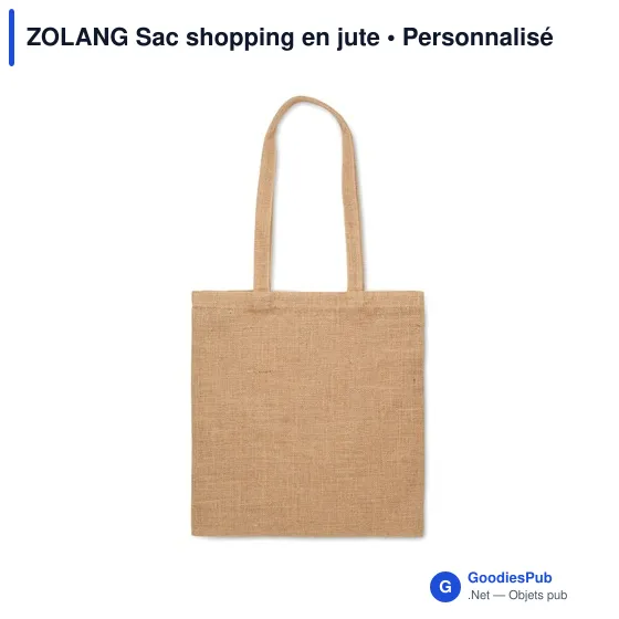 ZOLANG Sac shopping en jute - Image 2