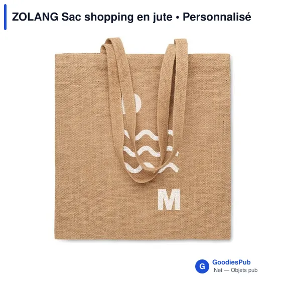 ZOLANG Sac shopping en jute - Image 3