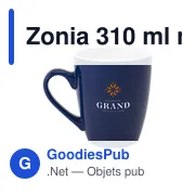 Mug en céramique personnalisable Zonia 310 ml avec logo - Miniature 8