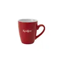Variante rouge - Mug en céramique personnalisable Zonia 310 ml avec logo