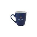 Variante bleu foncé - Mug en céramique personnalisable Zonia 310 ml avec logo