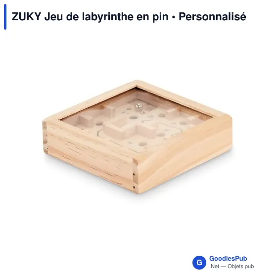 ZUKY Jeu de labyrinthe en pin - Image 3
