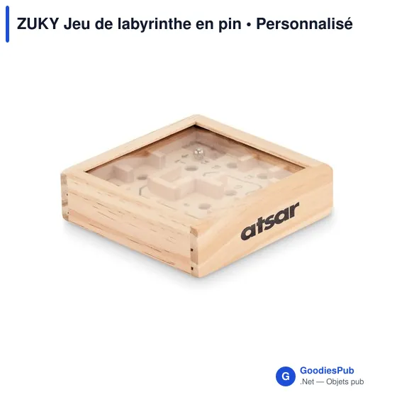 ZUKY Jeu de labyrinthe en pin - Image 4